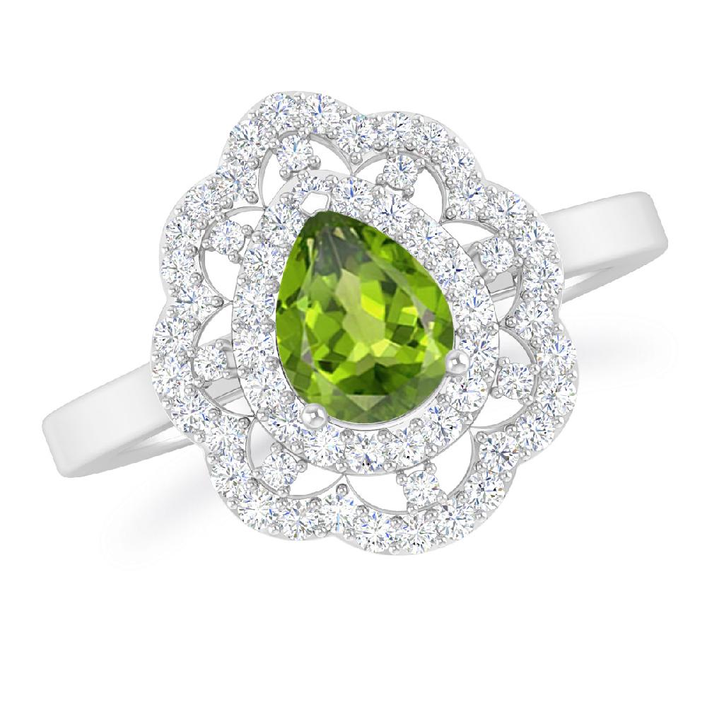 White Gold - Peridot