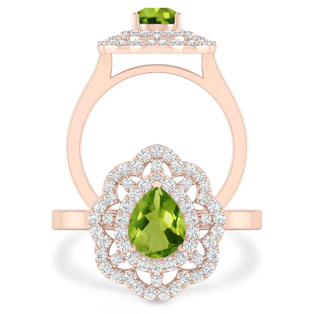 Rose Gold - Peridot