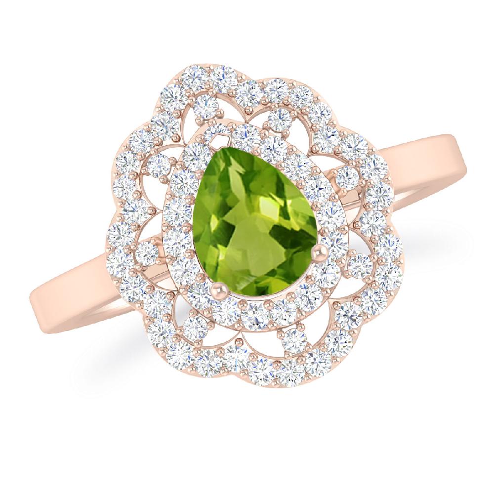 Rose Gold - Peridot