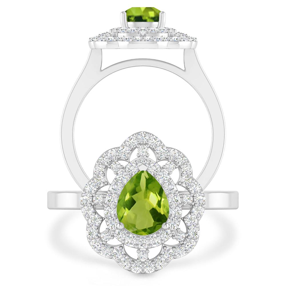 White Gold - Peridot