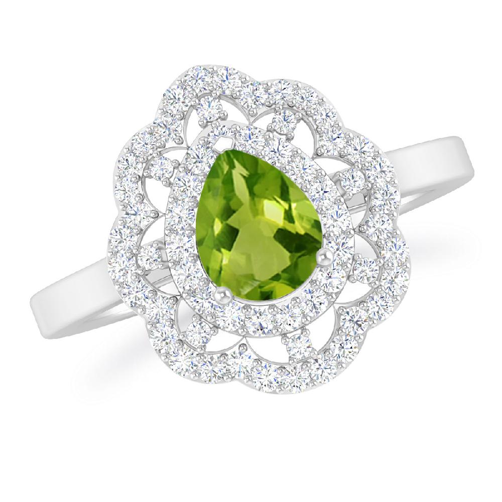 White Gold - Peridot