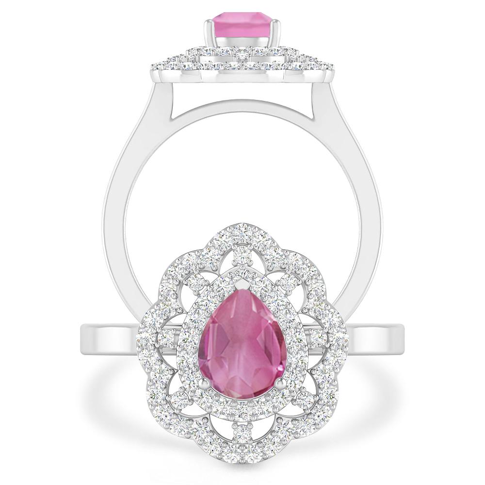 White Gold - Pink Tourmaline