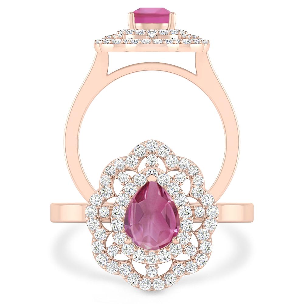 Rose Gold - Pink Tourmaline