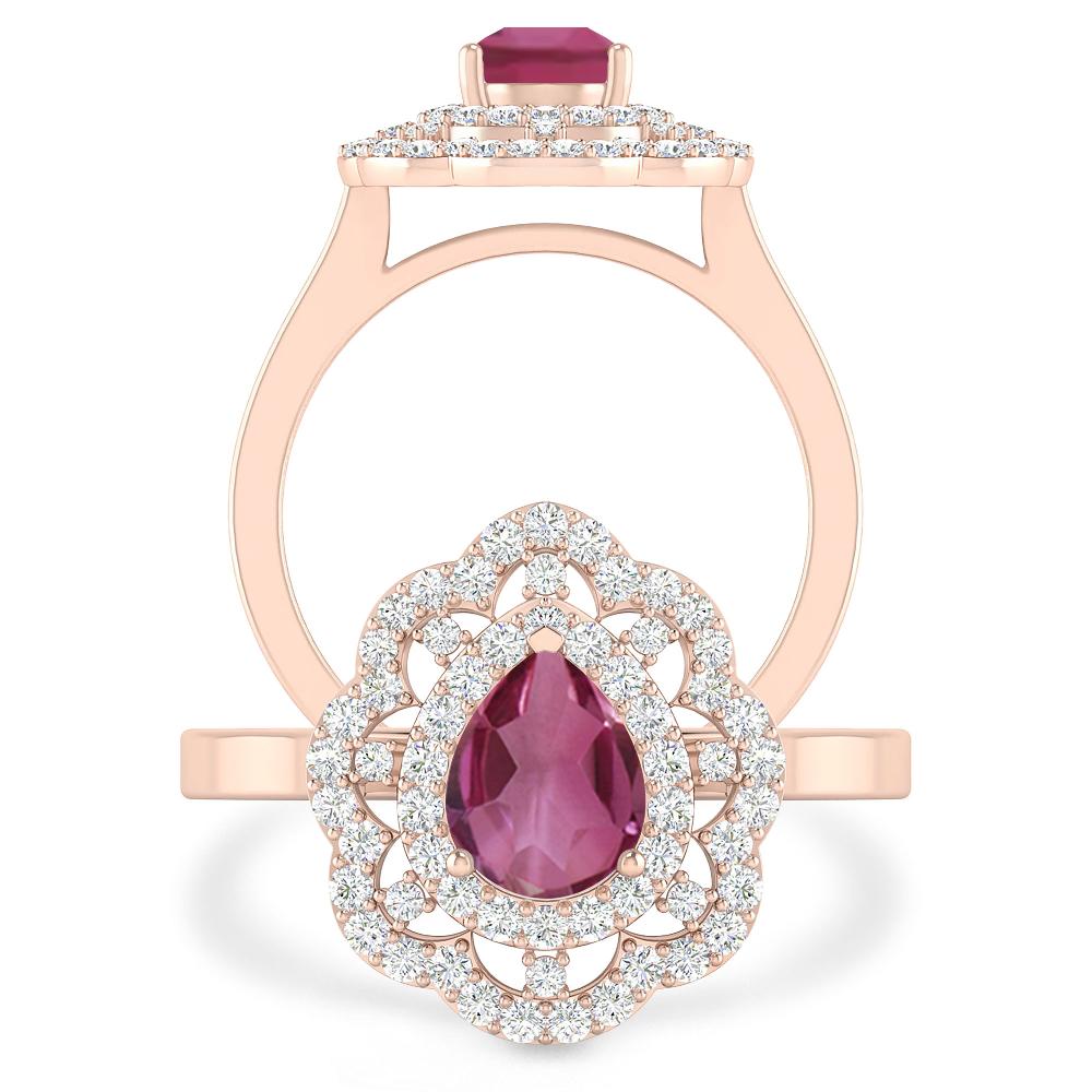 Rose Gold - Pink Tourmaline