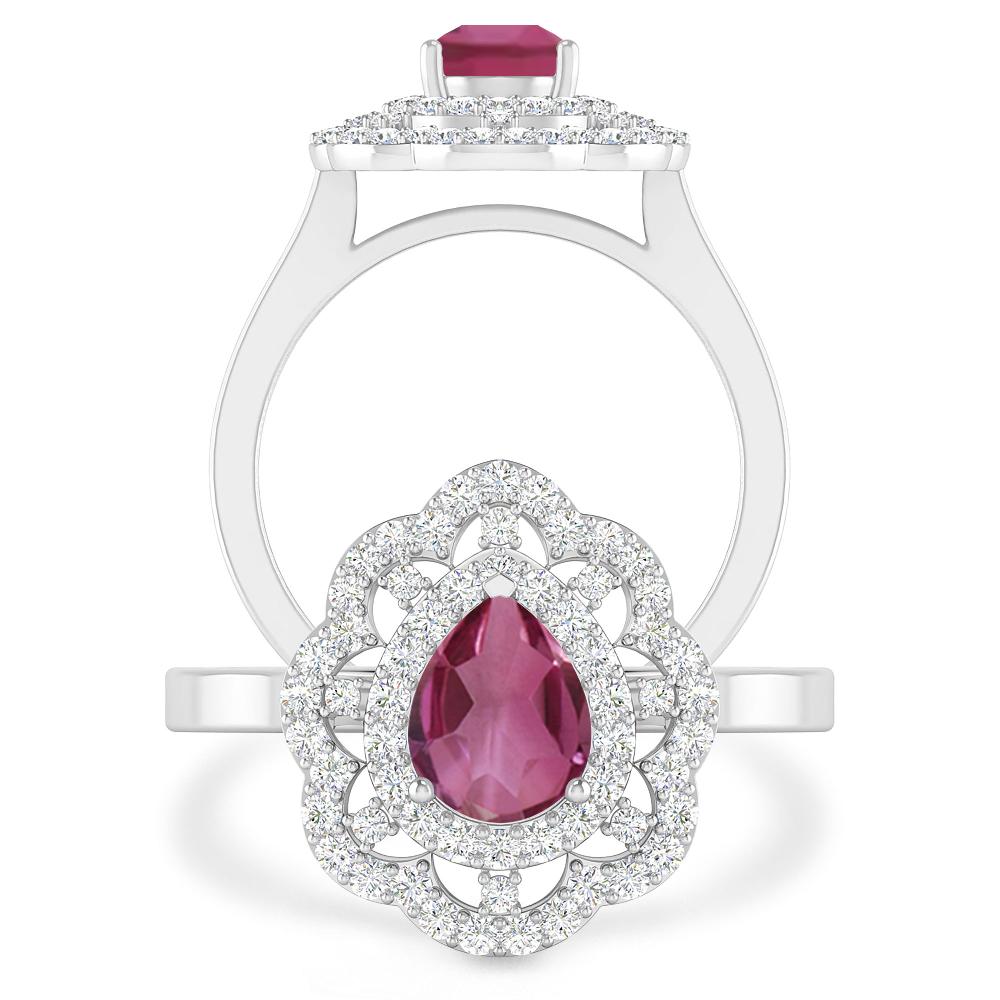 White Gold - Pink Tourmaline