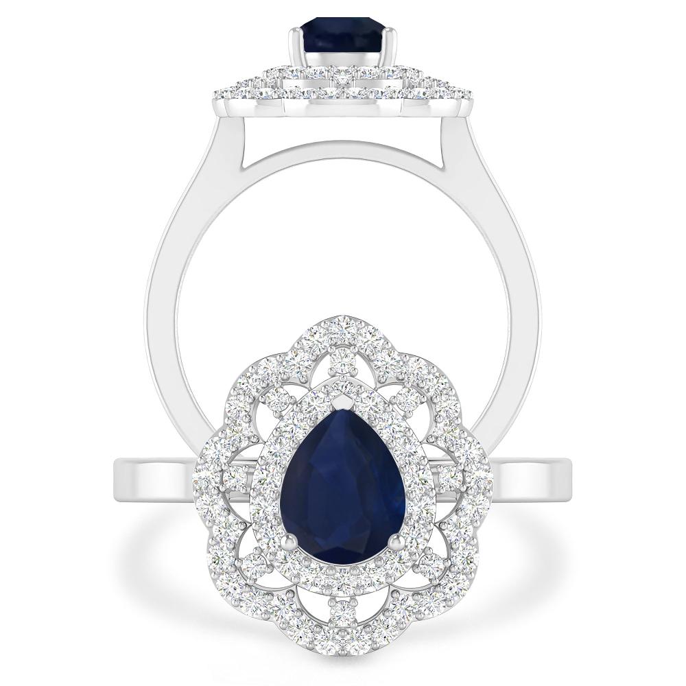 White Gold - Sapphire