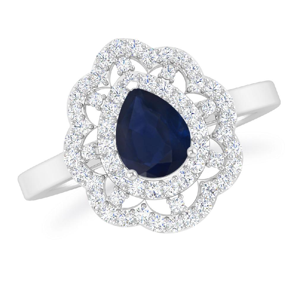 White Gold - Sapphire