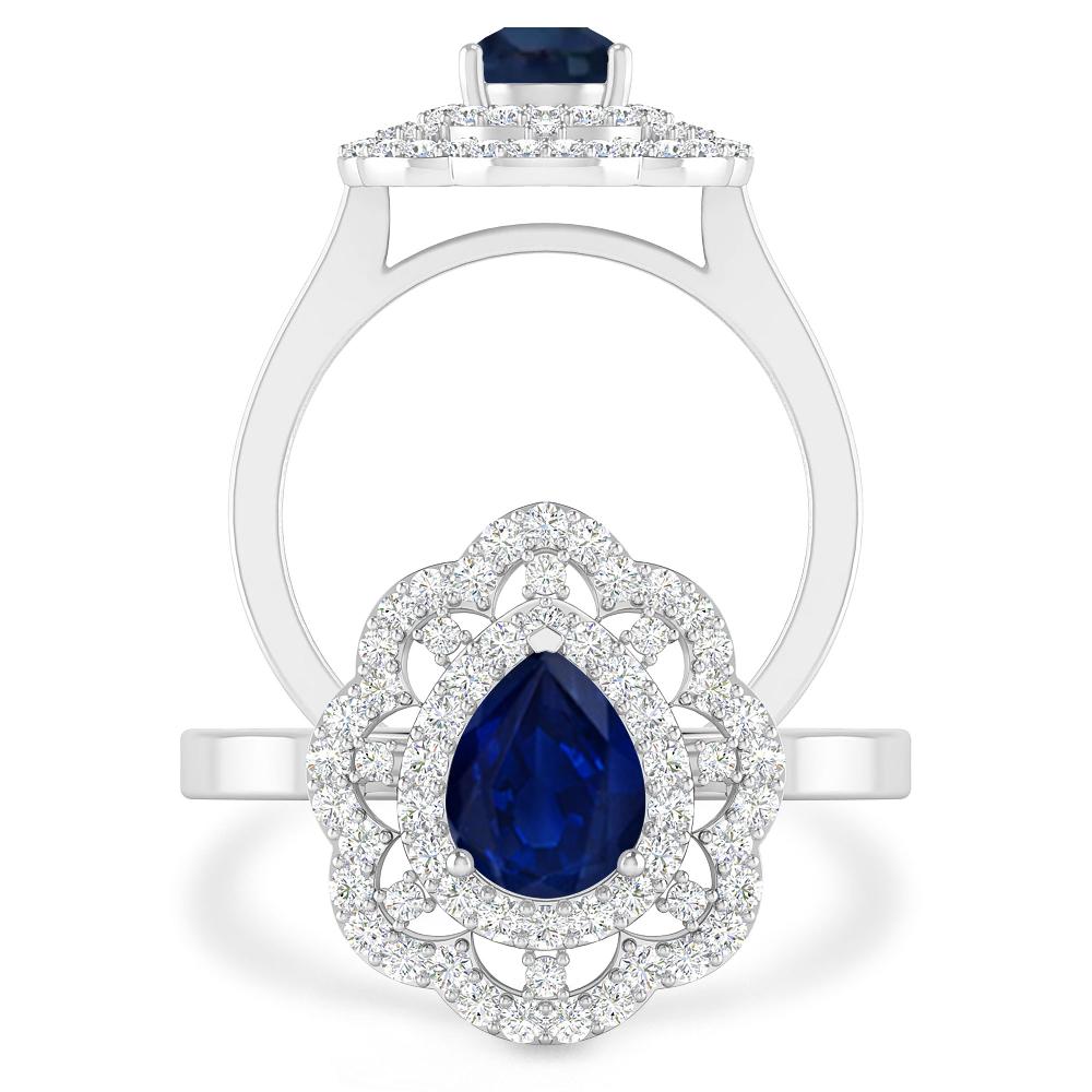 White Gold - Sapphire