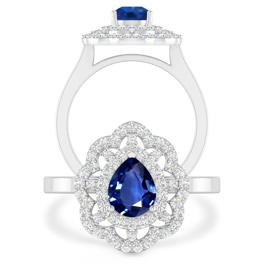 White Gold - Sapphire