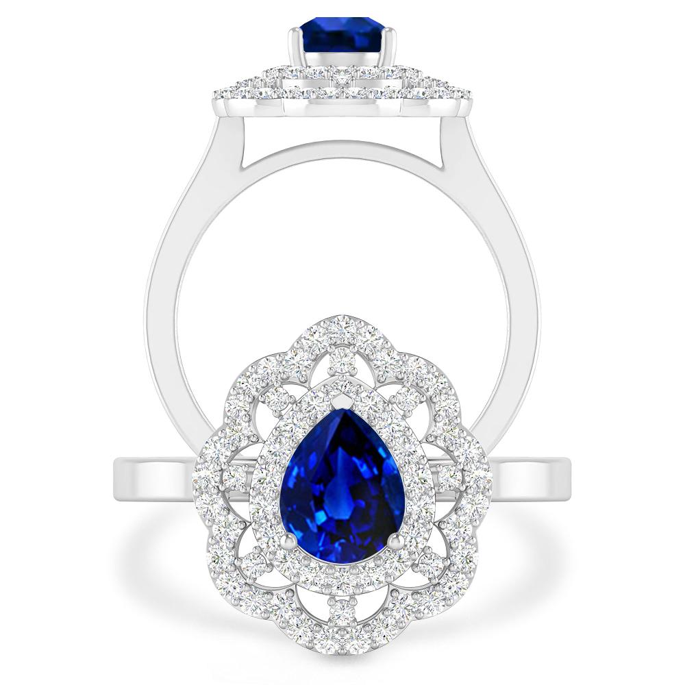 White Gold - Sapphire