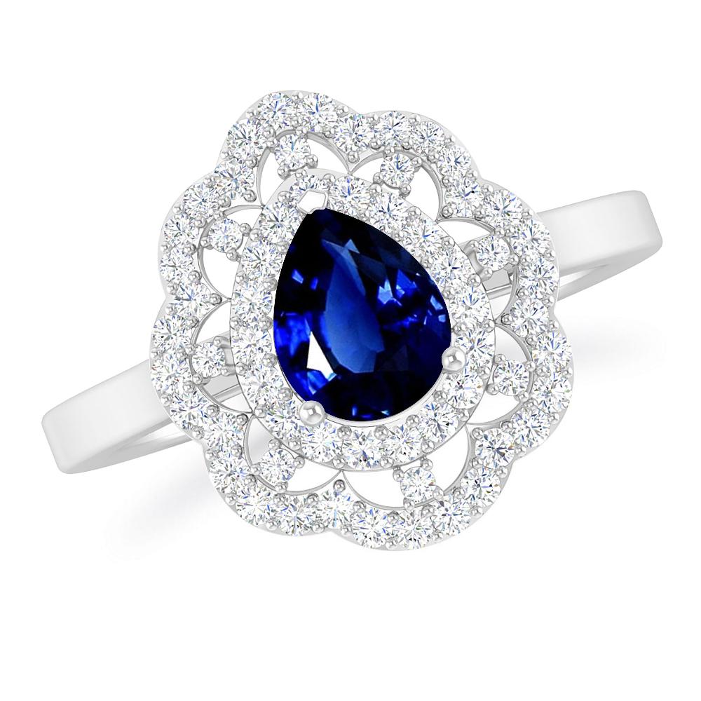 White Gold - Sapphire