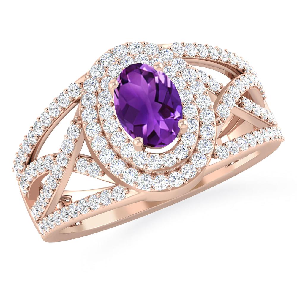 Rose Gold - Amethyst