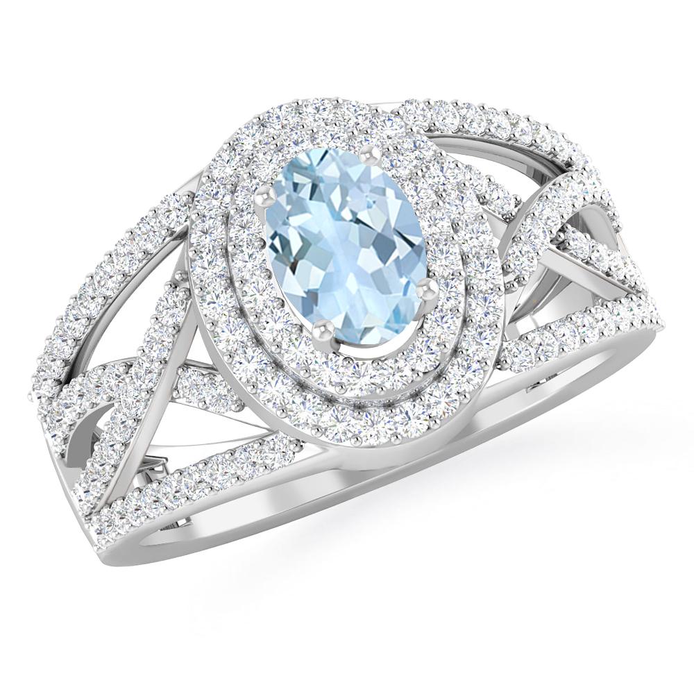 White Gold - Aquamarine