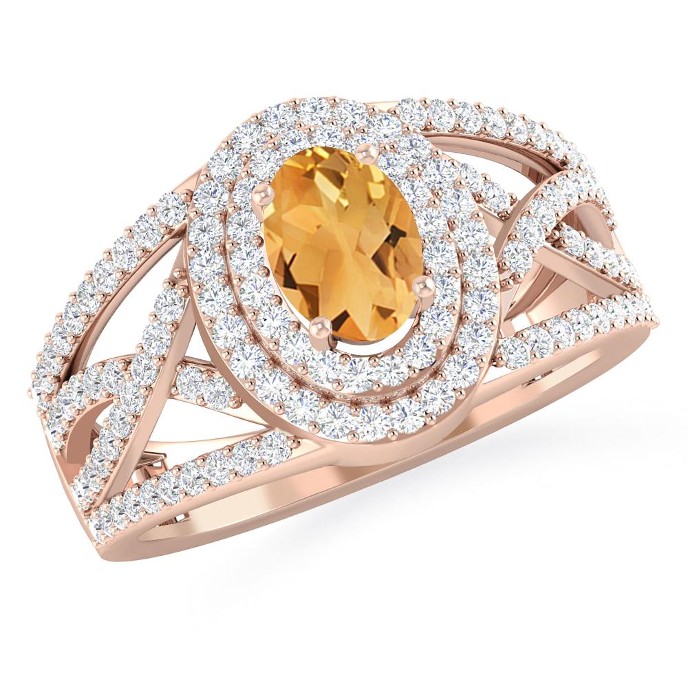 Rose Gold - Citrine