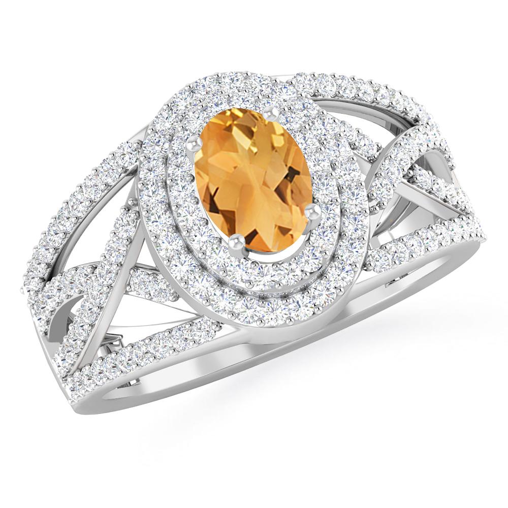 White Gold - Citrine