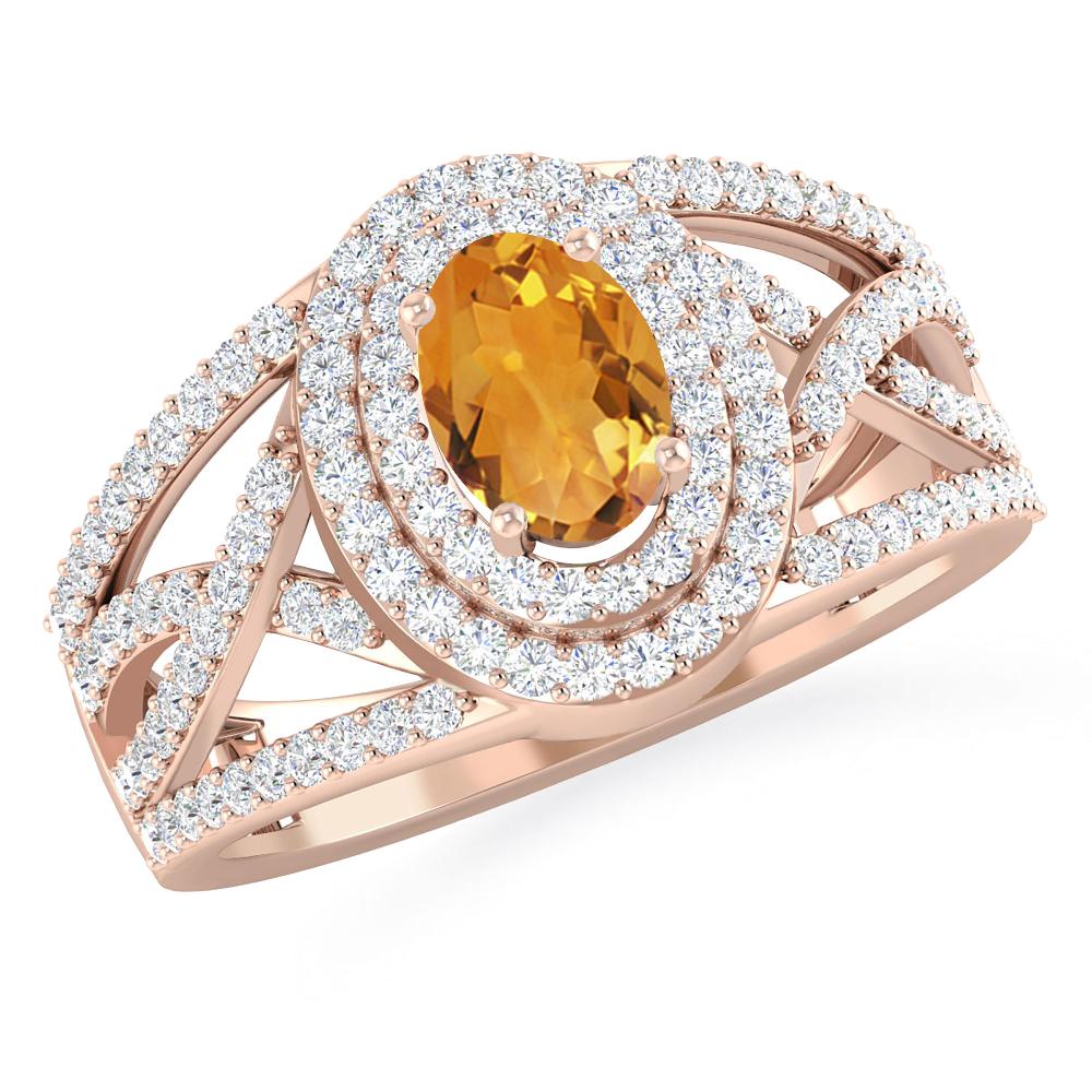 Rose Gold - Citrine