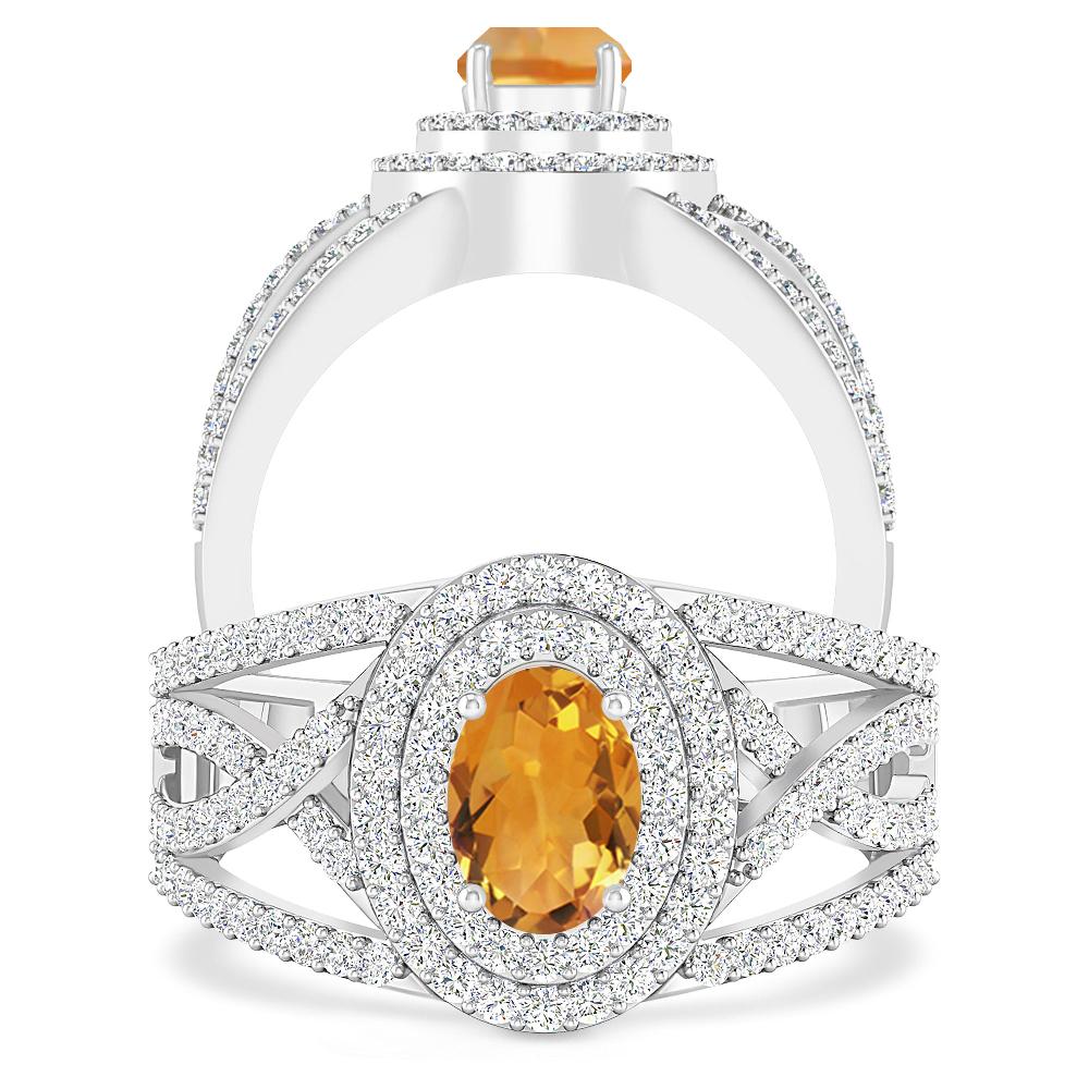 White Gold - Citrine