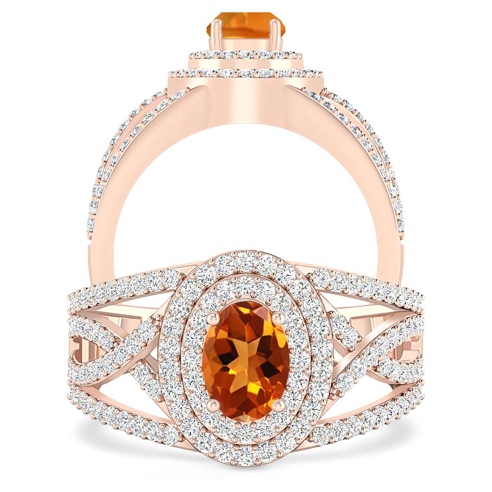 Rose Gold - Citrine