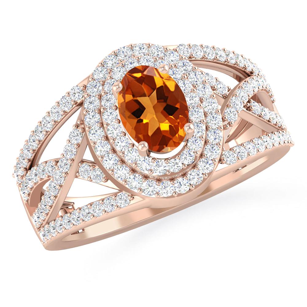 Rose Gold - Citrine