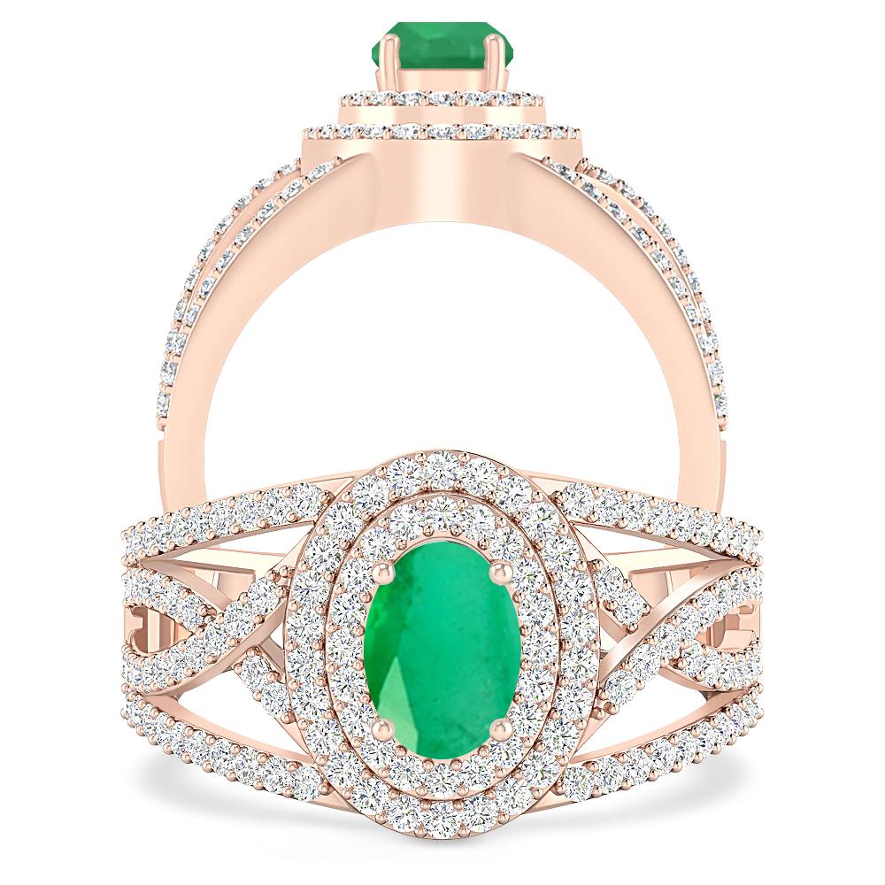 Rose Gold - Emerald