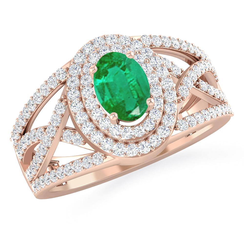 Rose Gold - Emerald