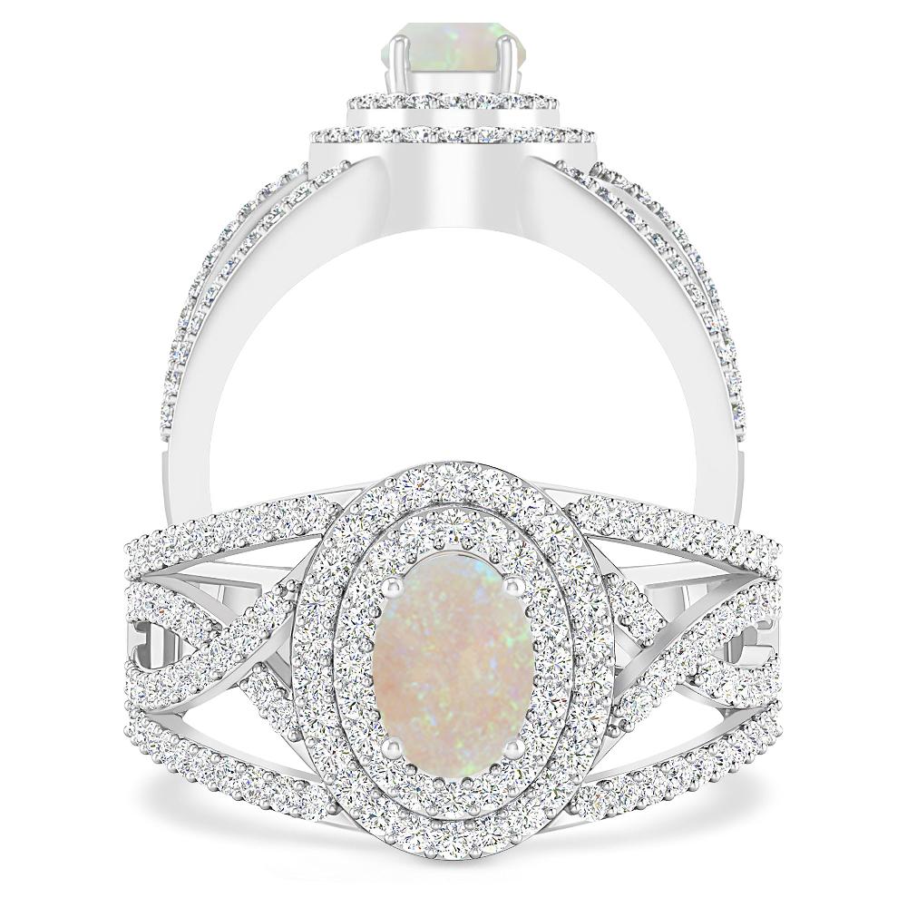 White Gold - Opal