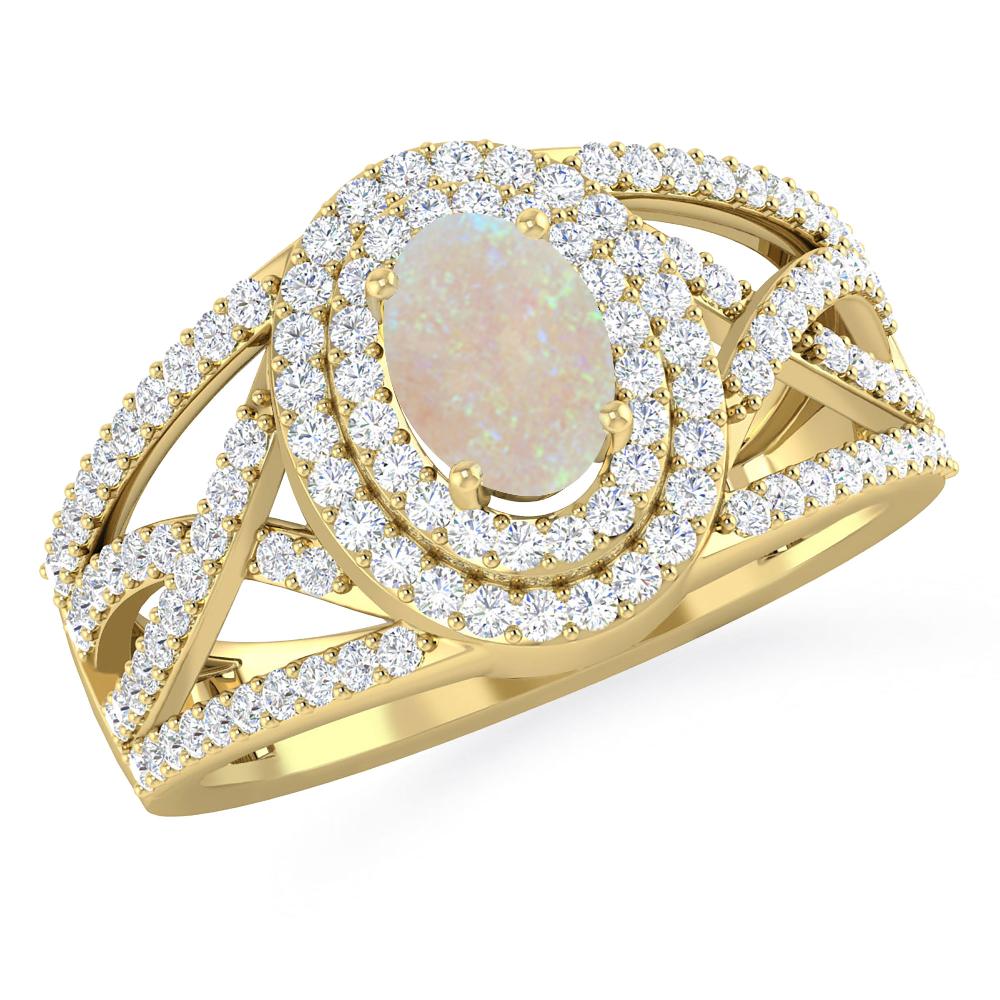 Yellow Gold - Opal