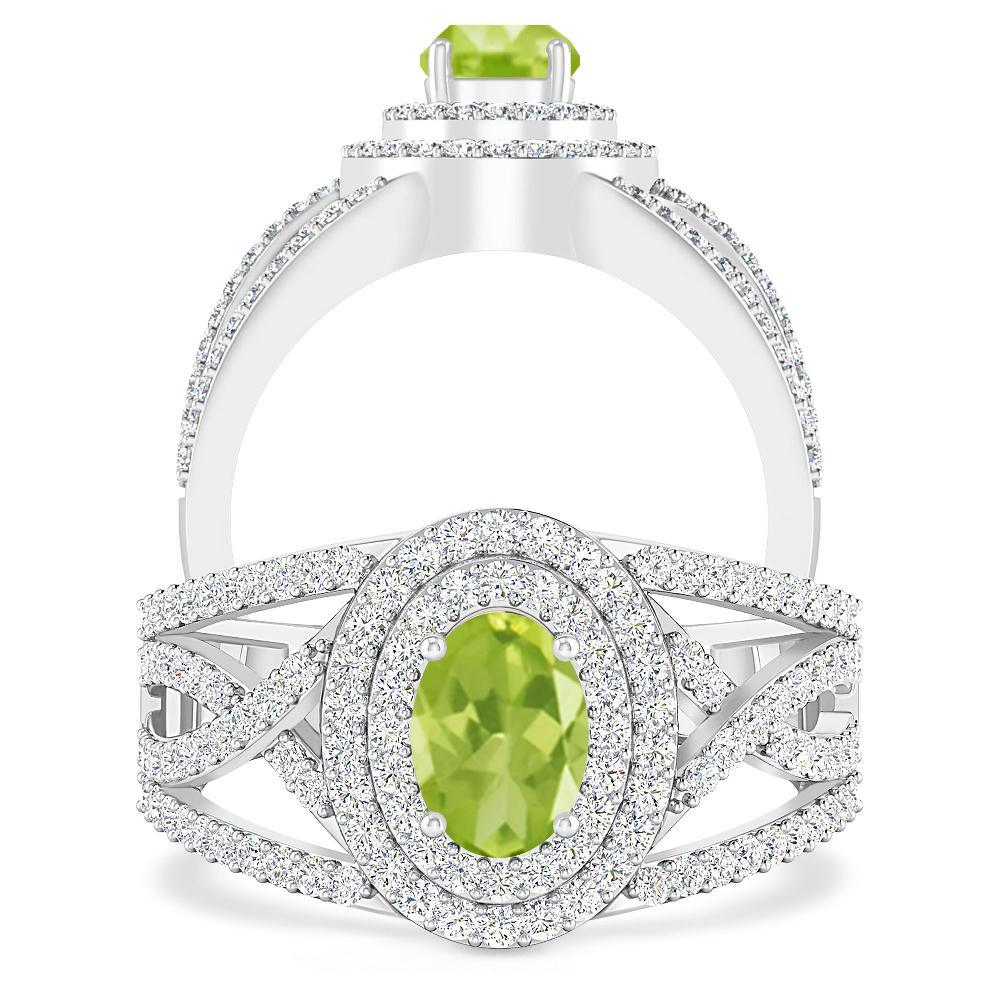 White Gold - Peridot