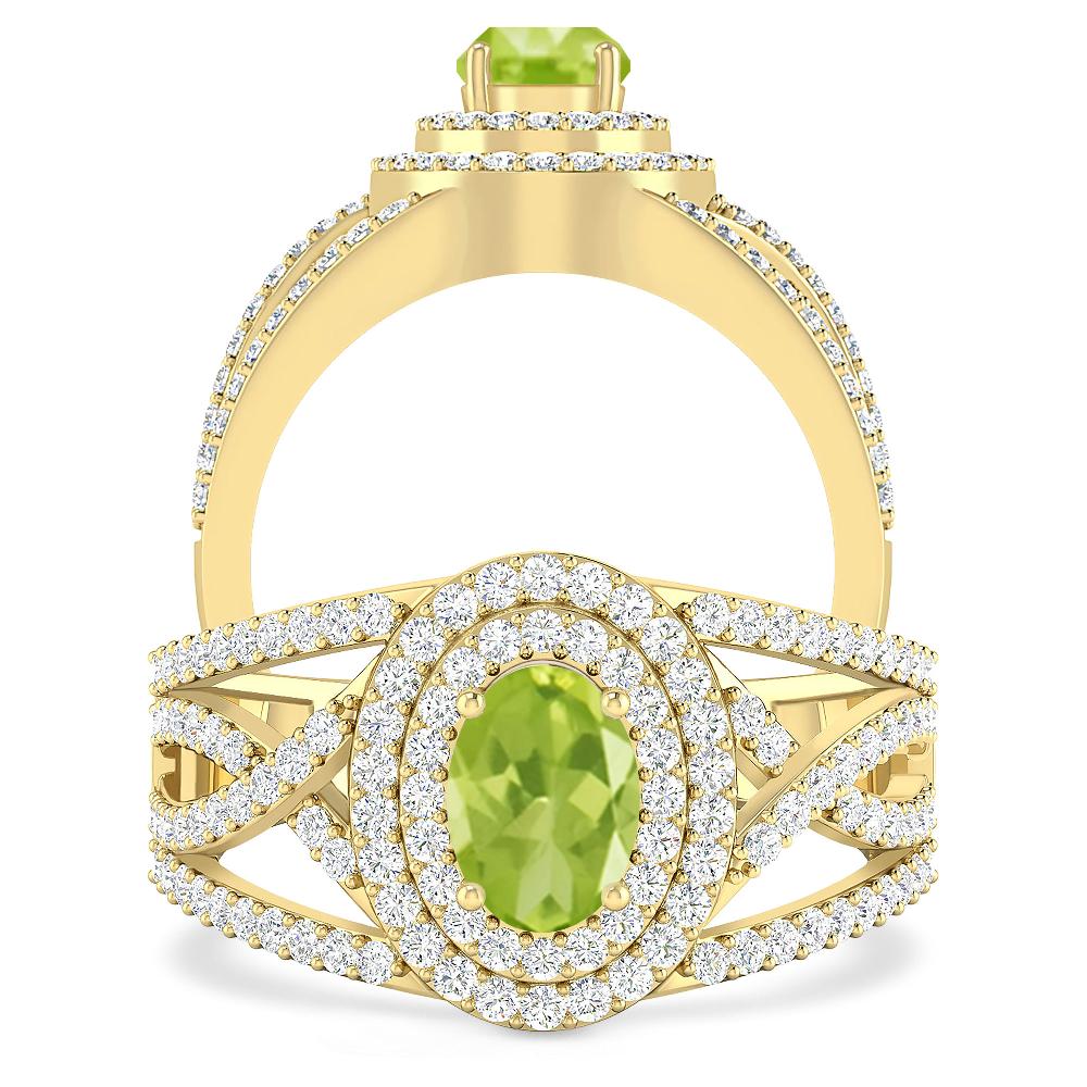 Yellow Gold - Peridot