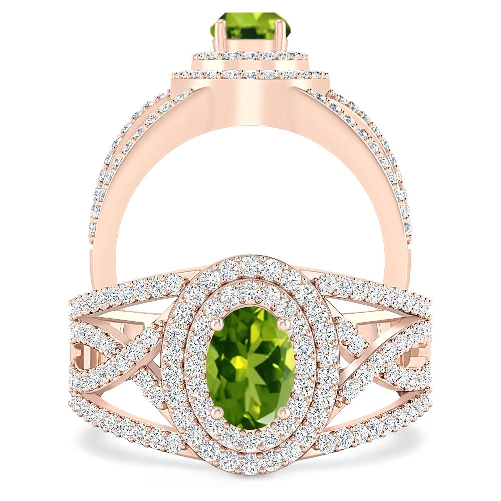 Rose Gold - Peridot