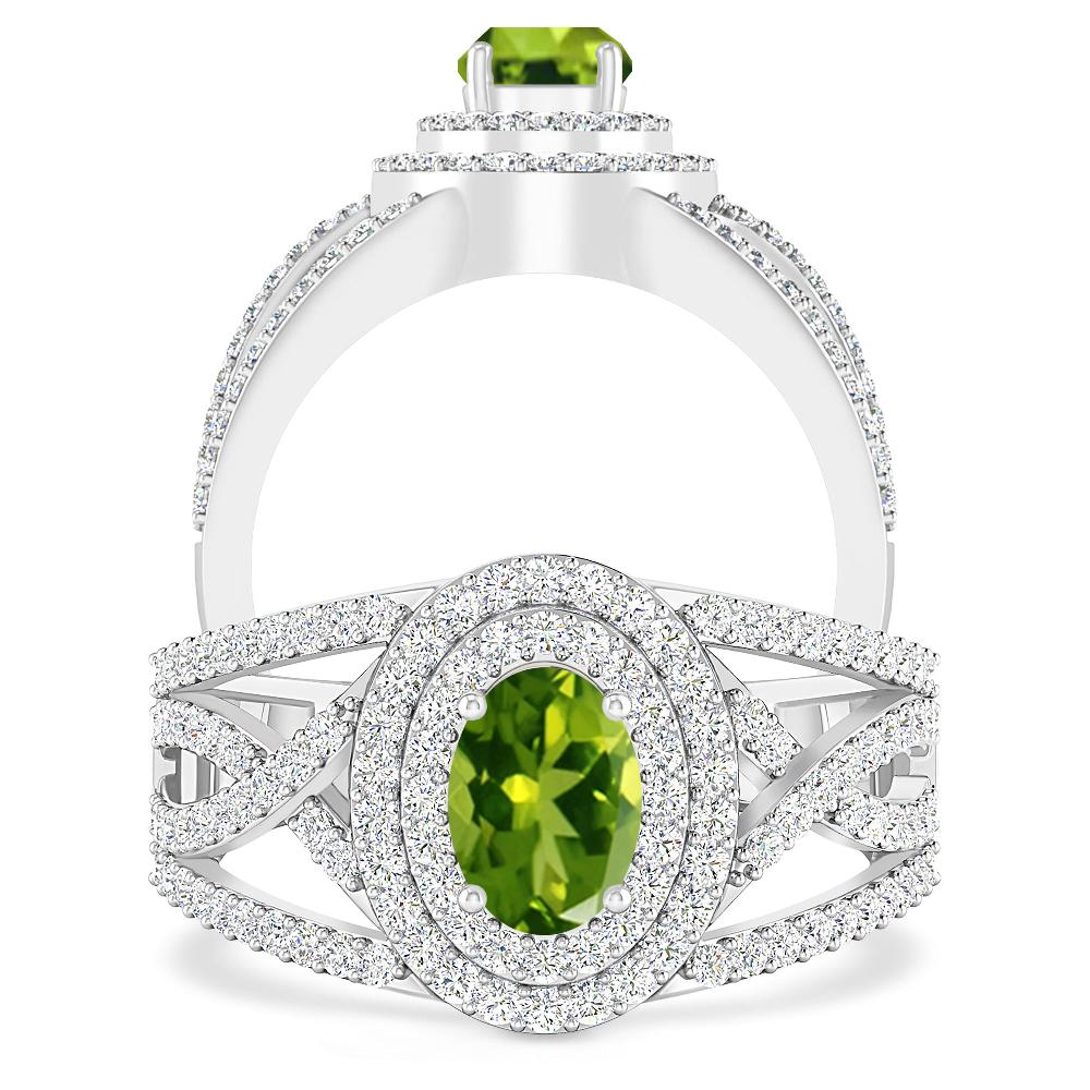 White Gold - Peridot