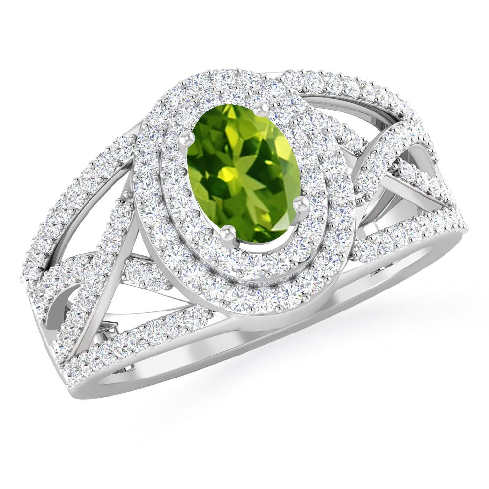 White Gold - Peridot