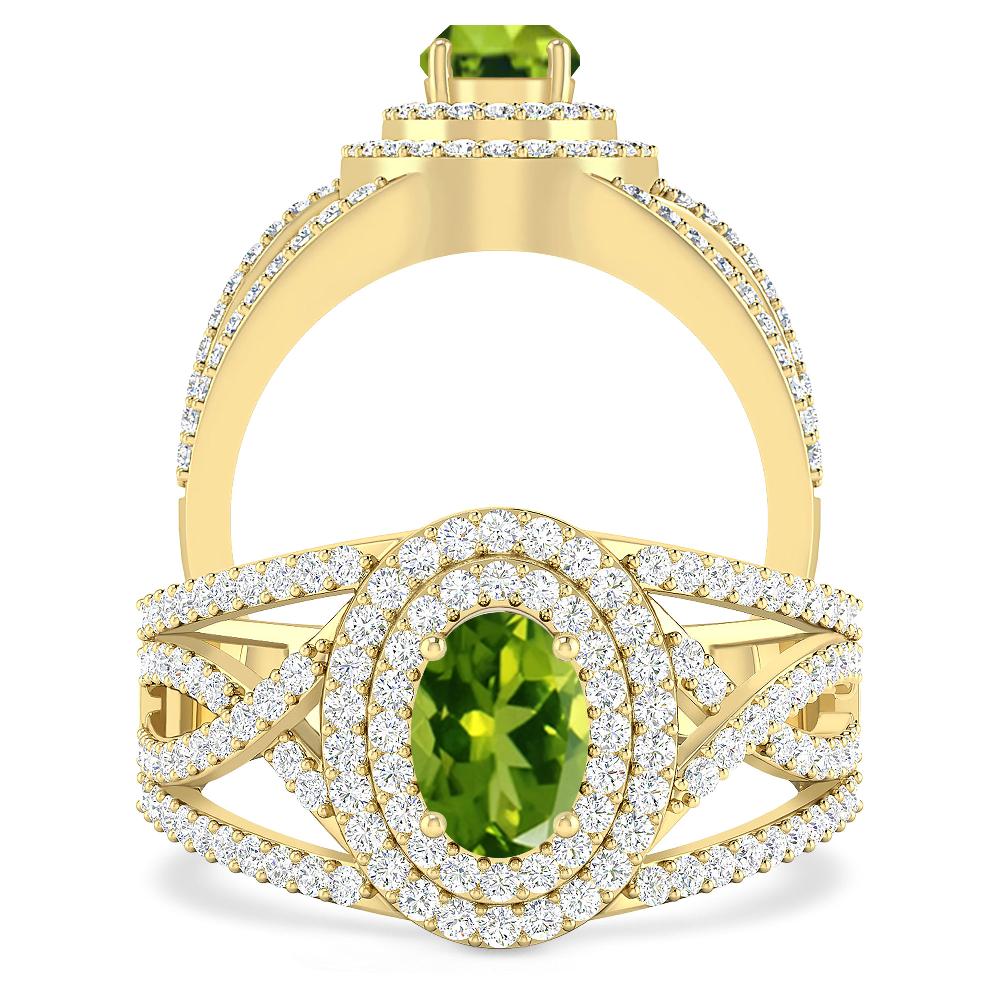 Yellow Gold - Peridot