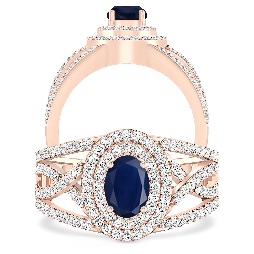 Rose Gold - Sapphire