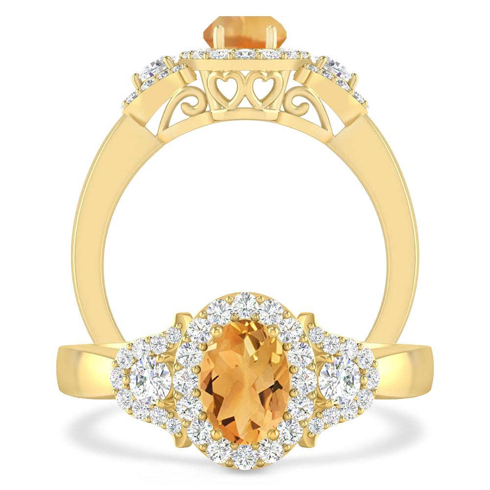 Yellow Gold - Citrine