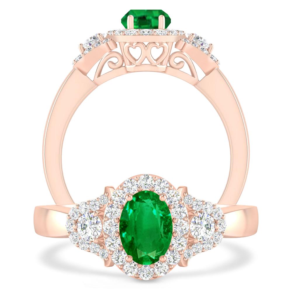 Rose Gold - Emerald