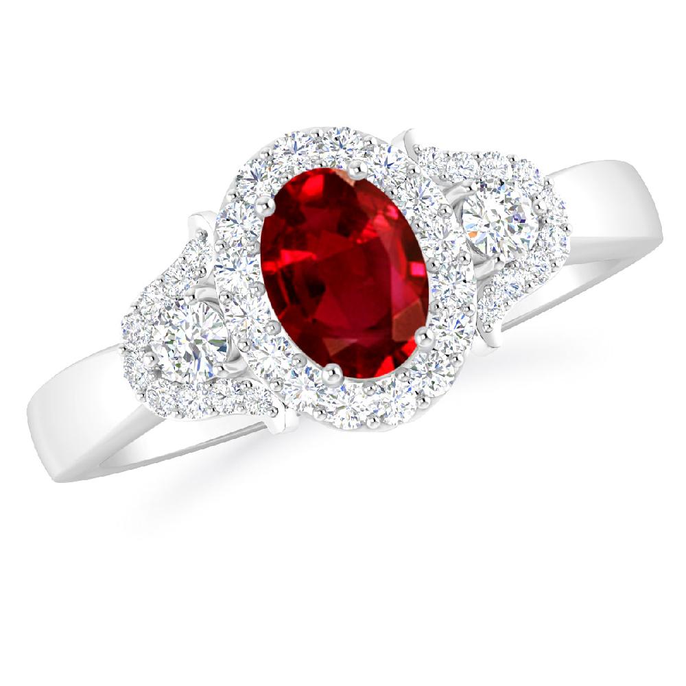 White Gold - Ruby