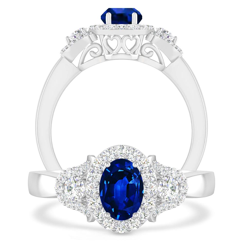 White Gold - Sapphire