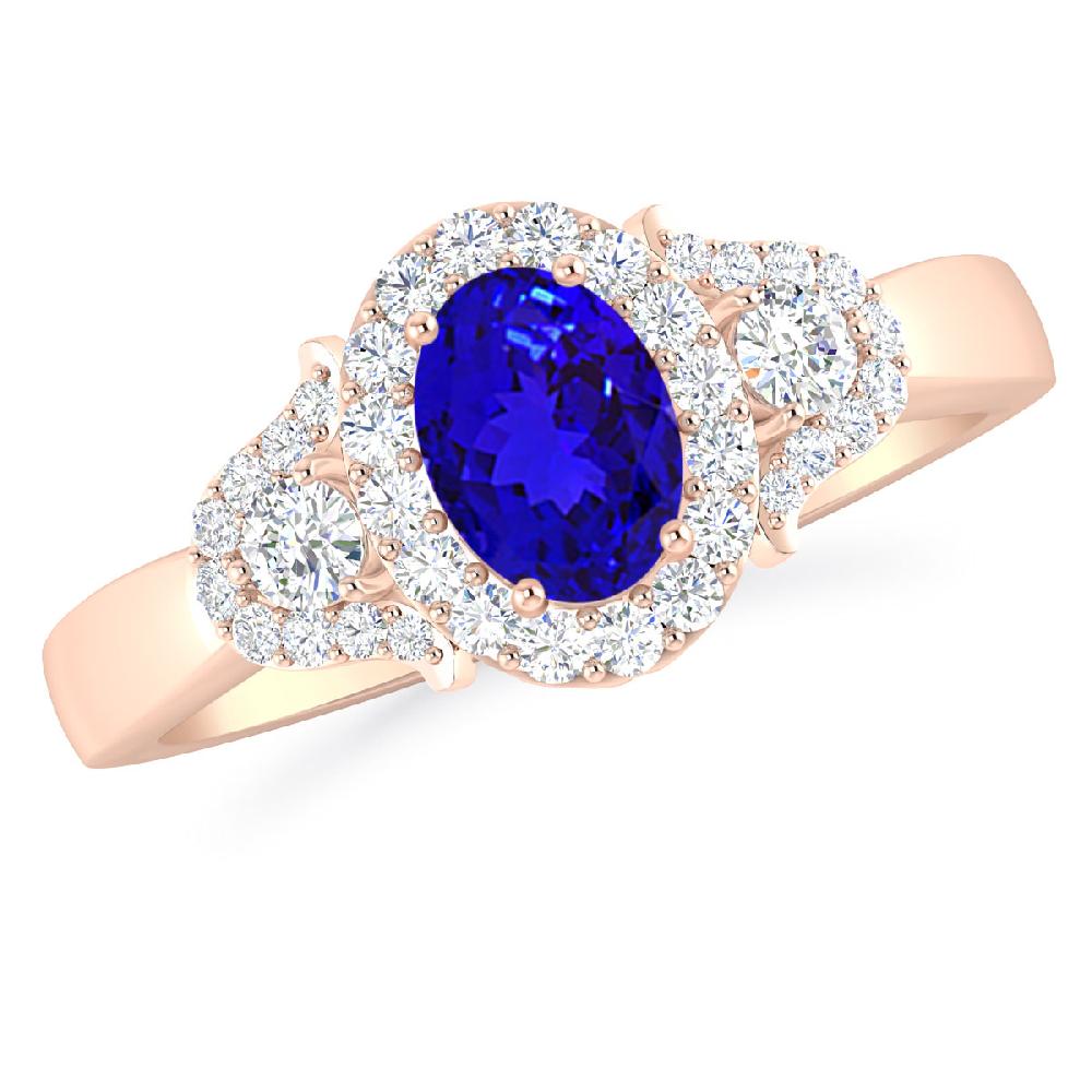 Rose Gold - Tanzanite