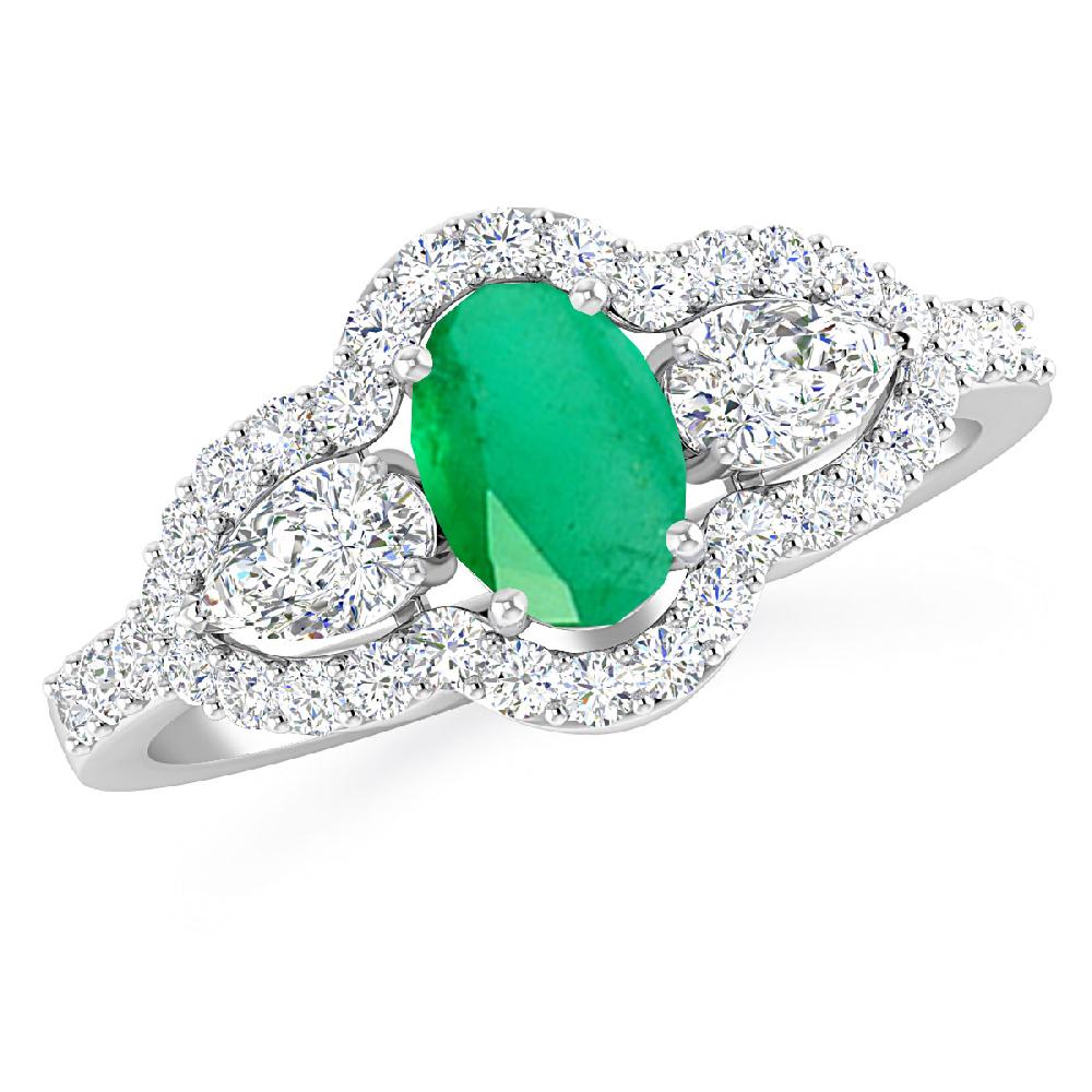 White Gold - Emerald