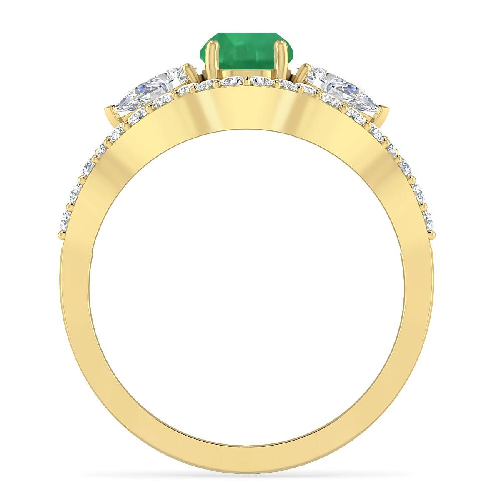 Yellow Gold - Emerald