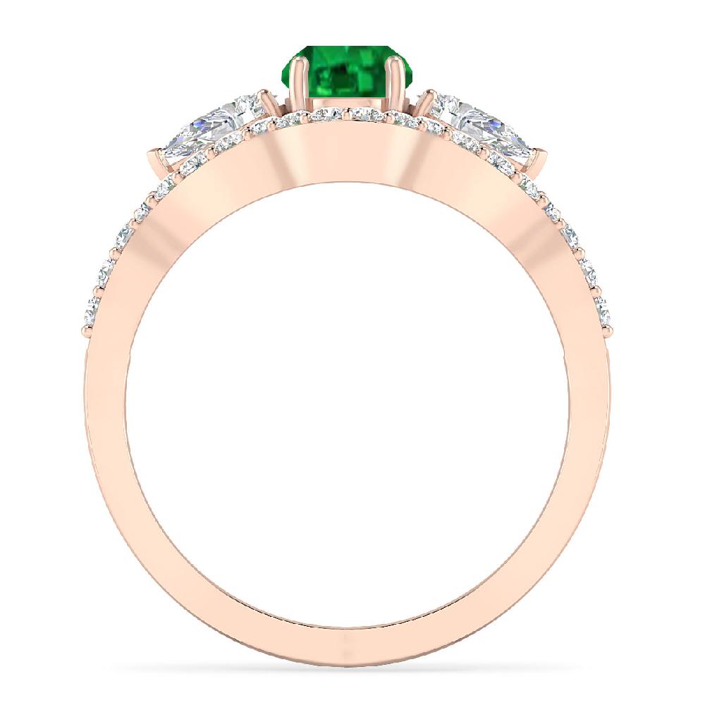 Rose Gold - Emerald