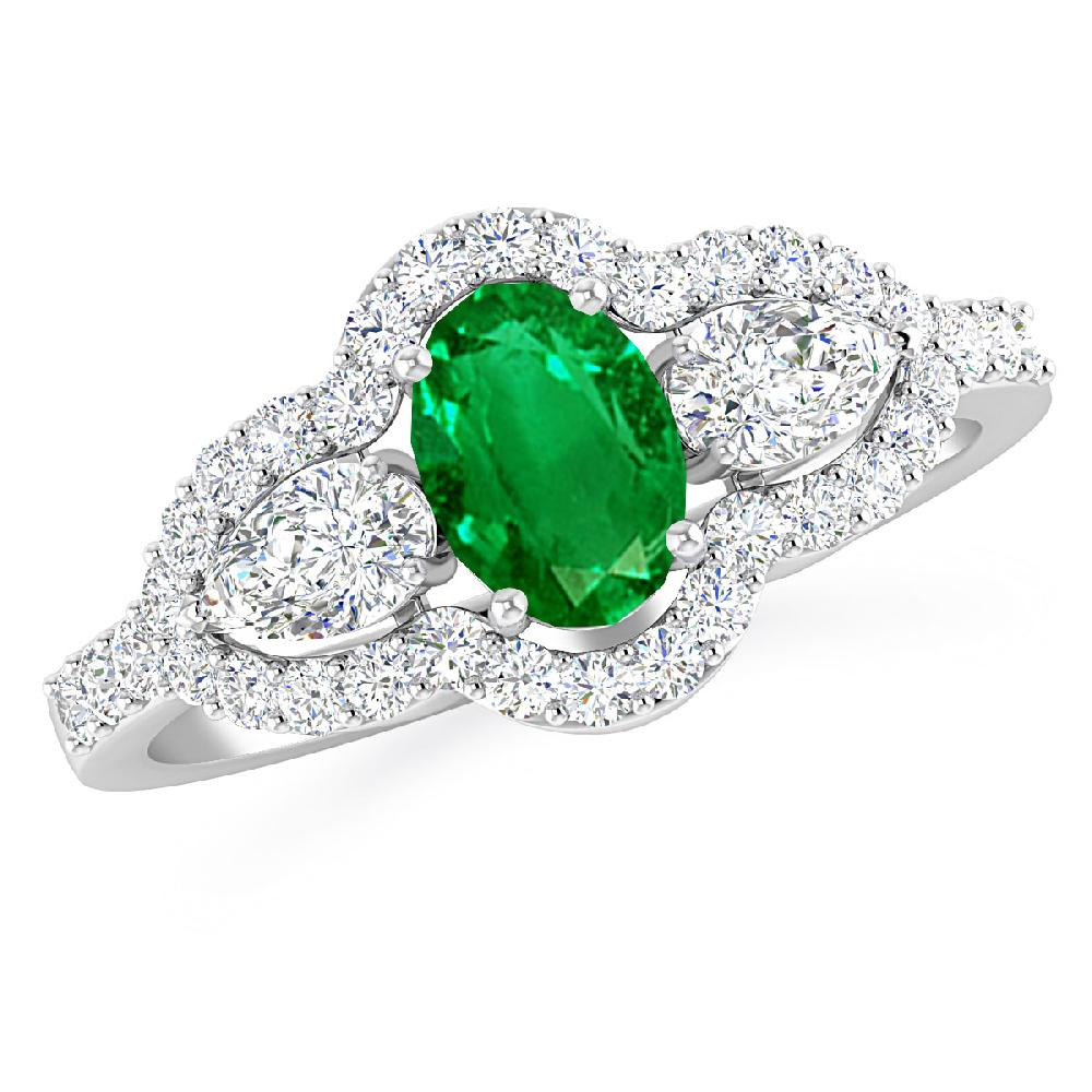 White Gold - Emerald