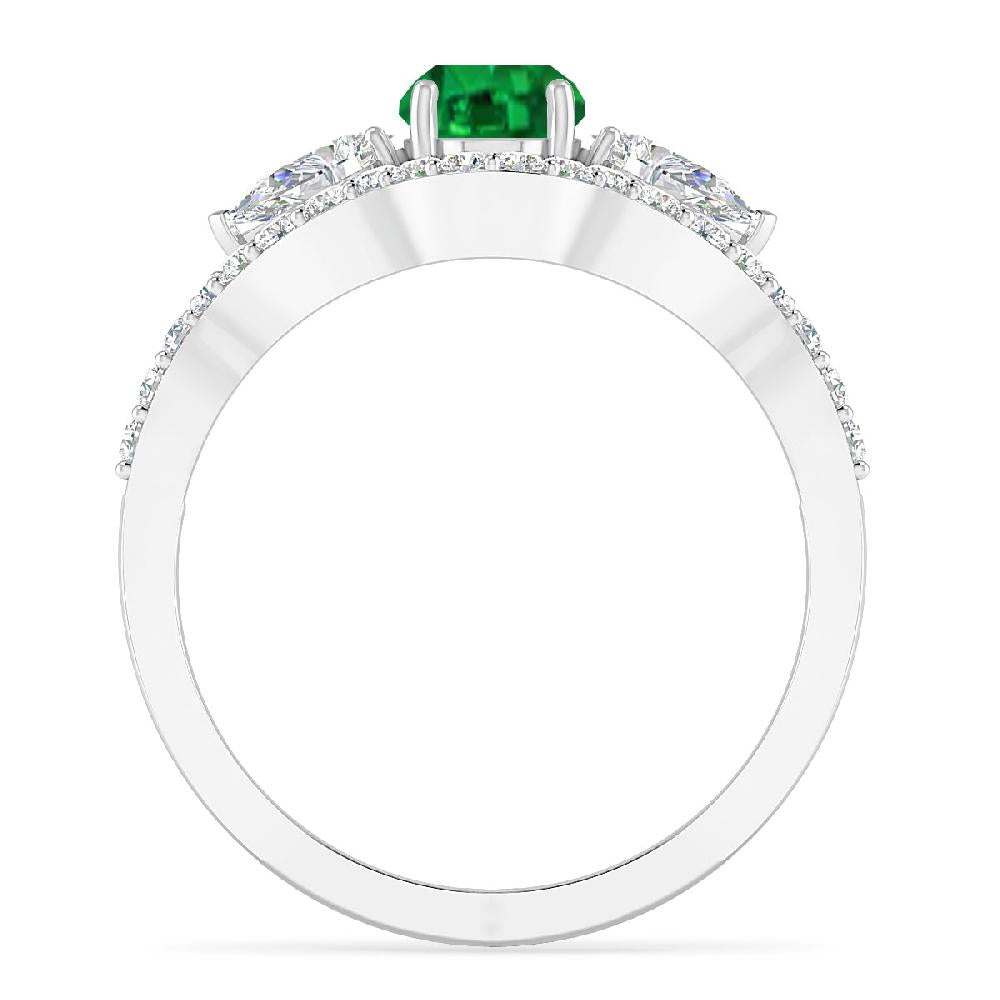 White Gold - Emerald