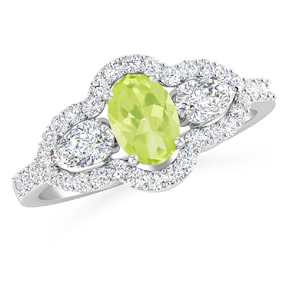 White Gold - Peridot