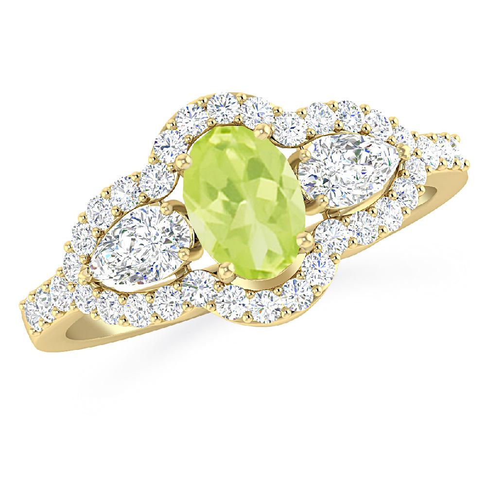 Yellow Gold - Peridot