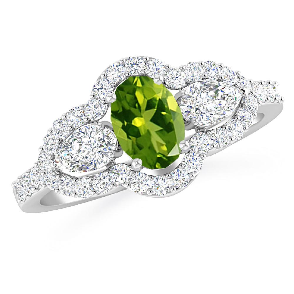 White Gold - Peridot