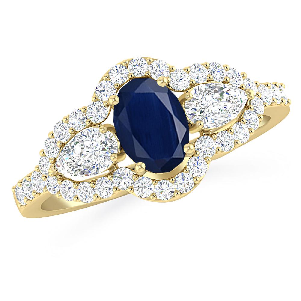 Yellow Gold - Sapphire