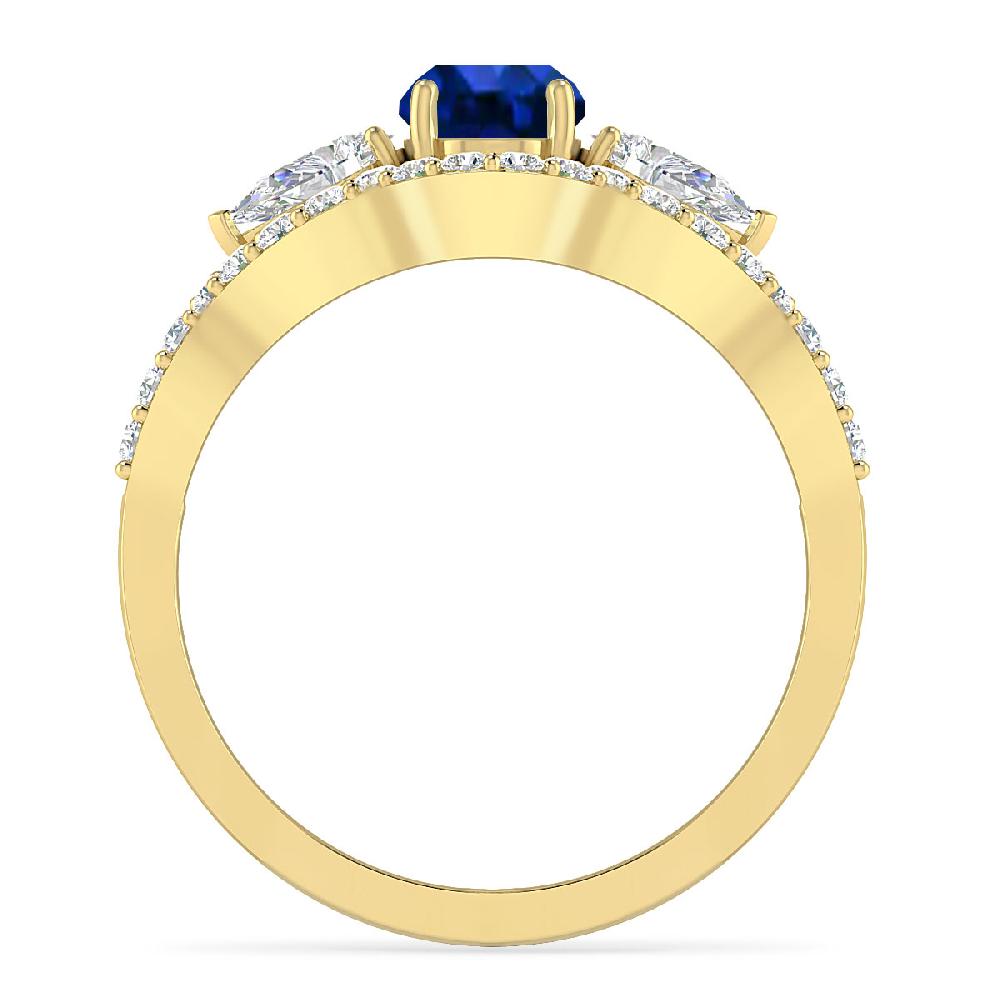 Yellow Gold - Sapphire