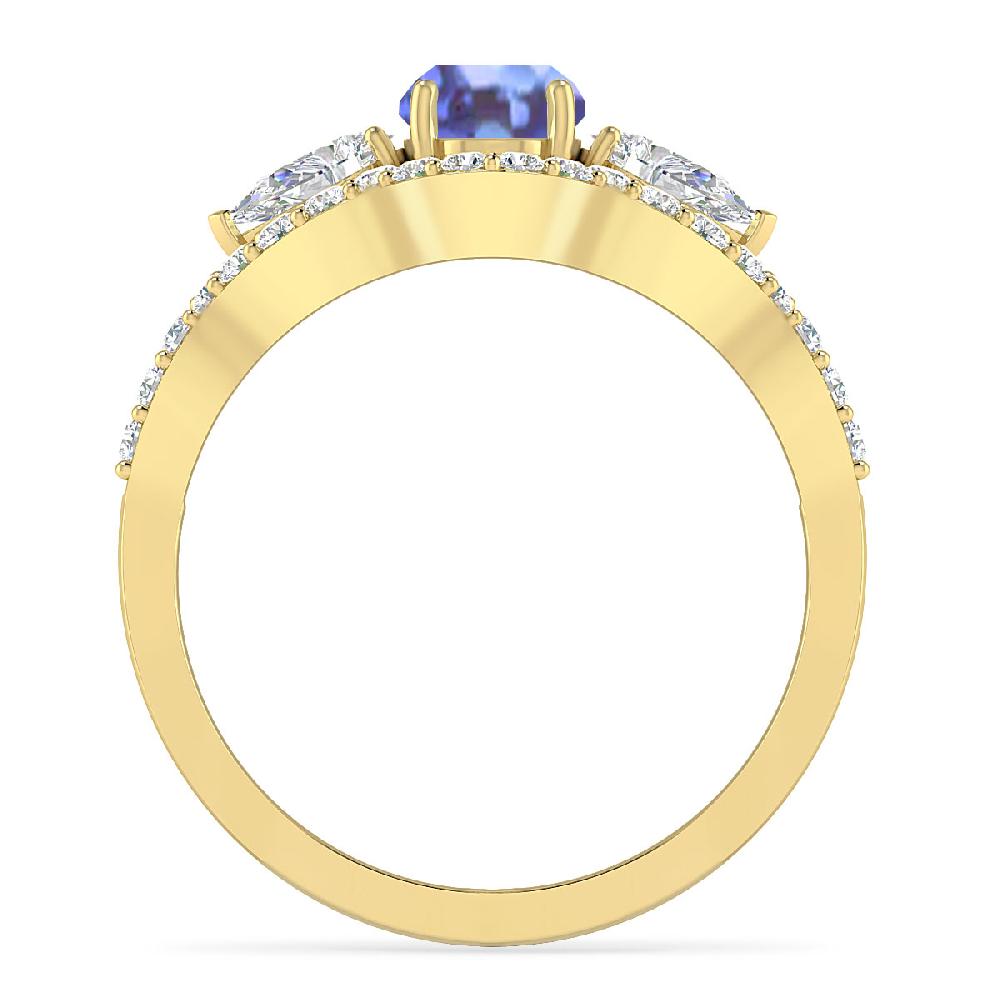 Yellow Gold - Tanzanite